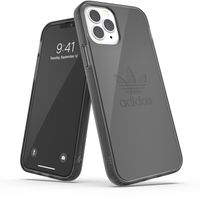 adidas Originals Protective Clear Backcover iPhone 12 (Pro) - Smokey Black