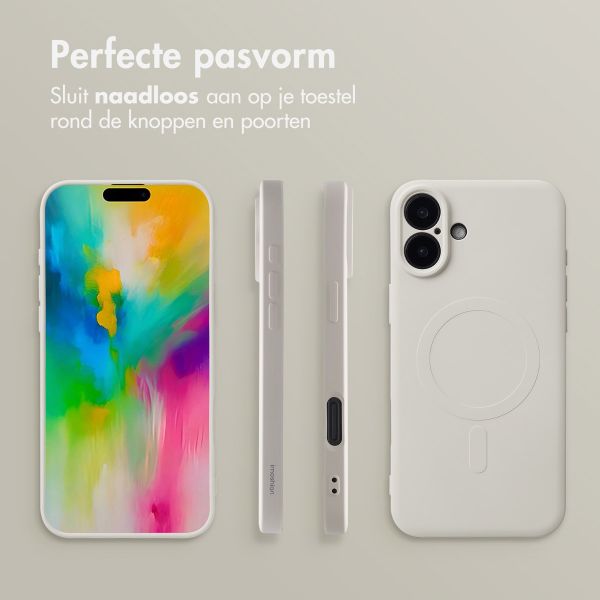 imoshion Color Backcover met MagSafe Apple iPhone 16 Plus - Beige