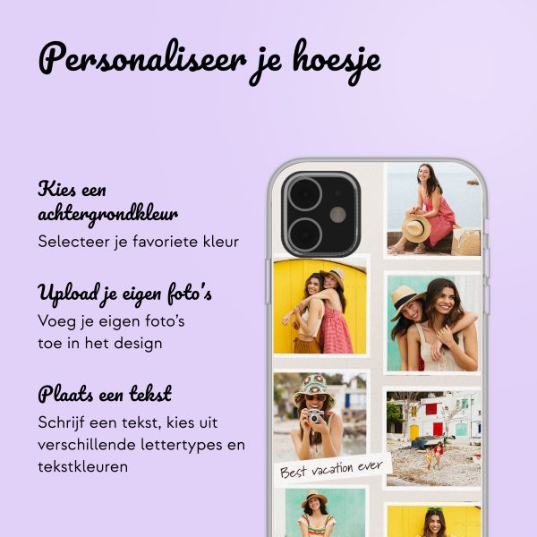 Gepersonaliseerd hoesje met filmrol N°3 iPhone 11 - Transparant