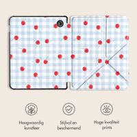 imoshion Design Vouwbare Bookcase Kobo Libra Colour - Cherry Check