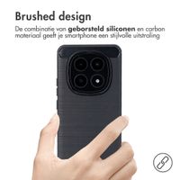 imoshion Brushed Backcover Xiaomi Redmi Note 15 Pro Plus (5G) - Zwart