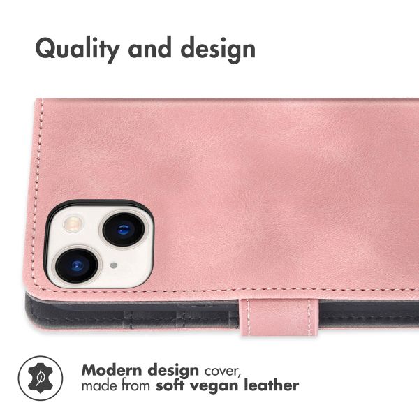 imoshion Bookcase with Strap Apple iPhone 15 - Pink