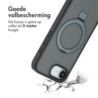 Accezz Ring Stand Backcover met MagSafe Apple iPhone 16e - Zwart