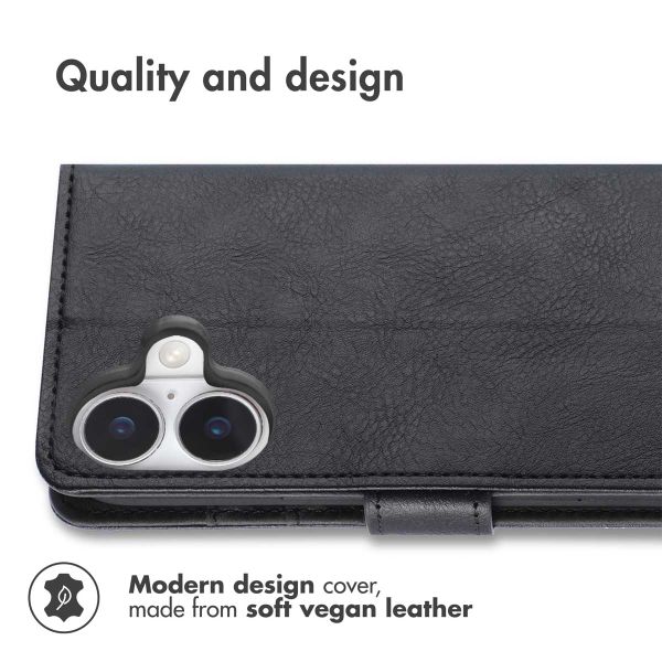 imoshion Luxury Bookcase Apple iPhone 17 - Black