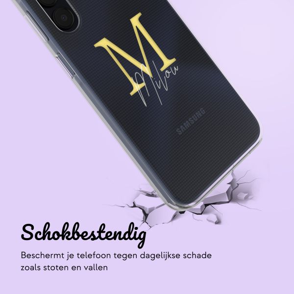Hoesje met eigen foto en/of tekst Samsung Galaxy A15 (5G/4G) - Letter