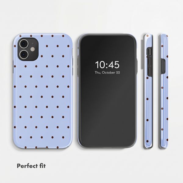 Selencia Vivid Back Cover Apple iPhone 11 - Happy Dots Digital Sky