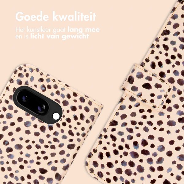 imoshion Design Bookcase Google Pixel 9A - Black And White Dots