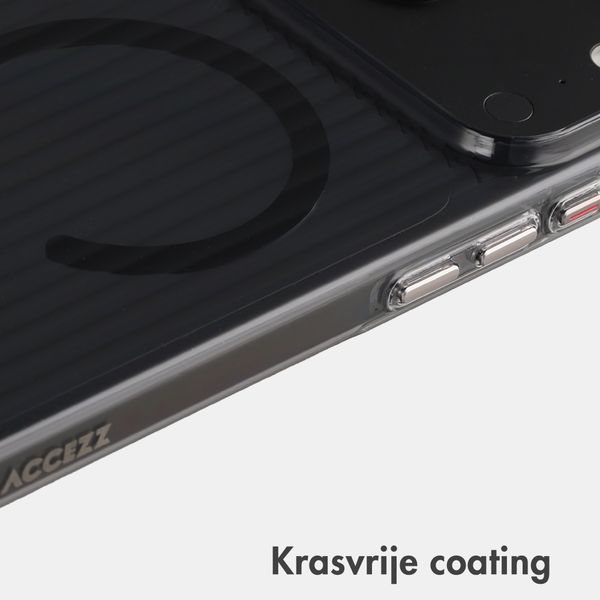 Accezz Lite Backcover met MagSafe | Fluted | Apple iPhone 18 Pro Max / 17 Pro Max - Zwart