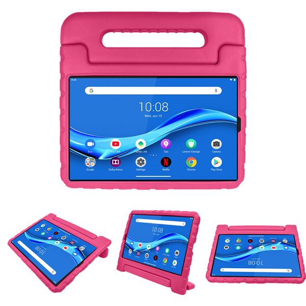 imoshion Kidsproof Backcover met handvat Lenovo Tab M10 Plus / M10 FHD Plus - Roze