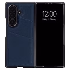 imoshion Kunstleren MagSafe Backcover met Pashouder Samsung Galaxy Z Fold 8 Ultra - Donkerblauw