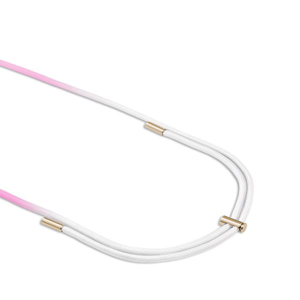 iDeal of Sweden Cord Phone Strap Universal - Telefoonkoord - Universeel - Bubblegum Pink Ombre