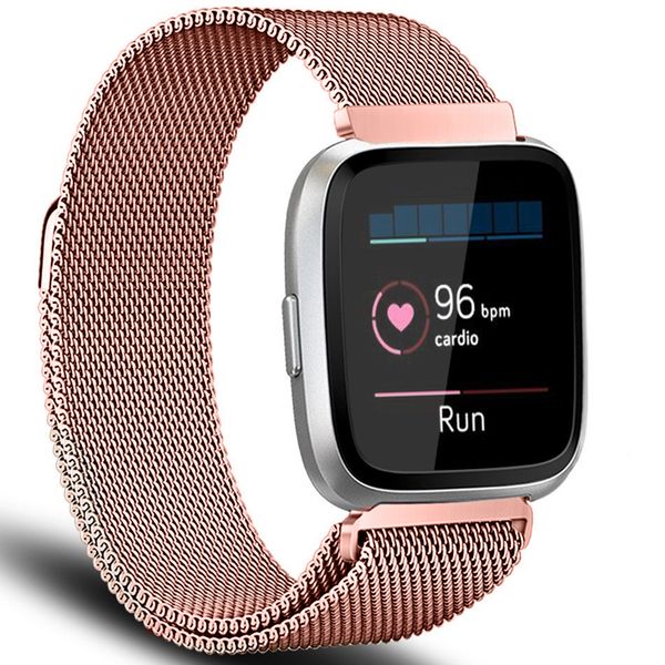 imoshion Milanees Watch bandje Fitbit Versa 2 / Versa Lite - Rosé Goud