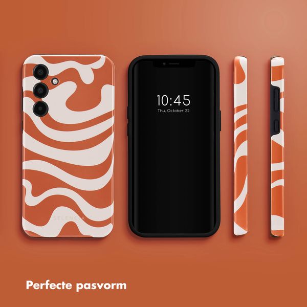 Selencia Vivid Tough Backcover Samsung Galaxy A35 - Dream Swirl Orange