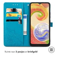 imoshion Mandala Bookcase Samsung Galaxy A04 - Turquoise