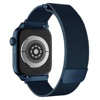 Uniq Dante Mesh Milanese stalen bandje Apple Watch Series 1 t/m 9 / SE (38/40/41 mm) | Series 10 (42 mm) - Cobalt Blue