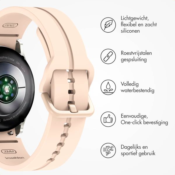 imoshion Siliconen bandje Samsung Galaxy Watch 4 / 5 / 6 / 7 (20 mm) - Roze