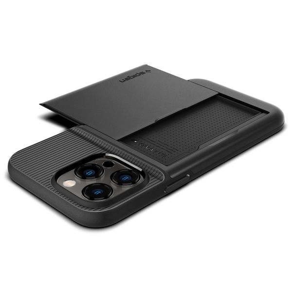 Spigen Slim Armor CS Backcover Apple iPhone 14 Pro - Zwart