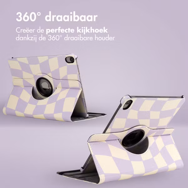 imoshion 360° Draaibare Design Bookcase Apple iPad Air 5 (2022) / Air 4 (2020) - Dancing Cubes
