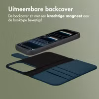 imoshion Uitneembare 2-in-1 Luxe Bookcase Apple iPhone 17 Pro - Blauw