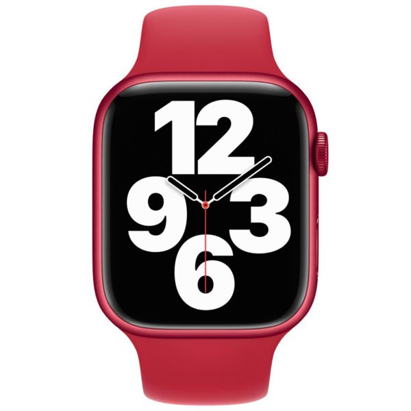 Apple Sport Band Apple Watch Series 1 t/m 9 / SE (38/40/41 mm) | Series 10 / 11 (42 mm) - (Product) Red