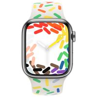 Apple Sport Band Apple Watch Series 1 t/m 9 / SE (38/40/41 mm) | Series 10 (42 mm) - Maat M/L - Pride Edition