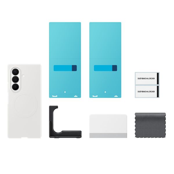 Samsung Silicon Magnet Case Samsung Galaxy Z Fold 8 Ultra - White
