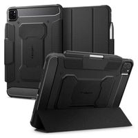 Spigen Rugged Armor Pro Bookcase iPad Pro 11 (2024) M4 - Zwart