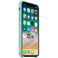 Apple Silicone Backcover iPhone X - Marine Green