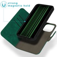 imoshion Uitneembare 2-in-1 Luxe Bookcase Apple iPhone 15 Pro Max - Donkergroen