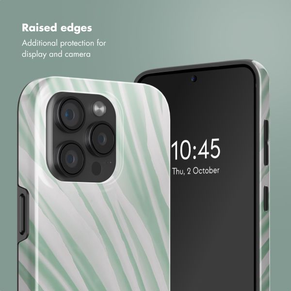 Selencia Vivid Back Cover with MagSafe Apple iPhone 15 Pro - Nature Grayed Jade
