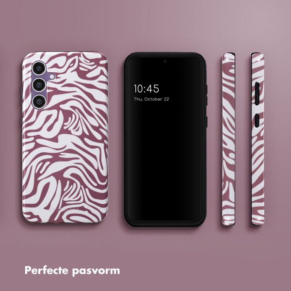 Selencia Vivid Backcover Samsung Galaxy S23 FE - Trippy Swirl Dark Rose