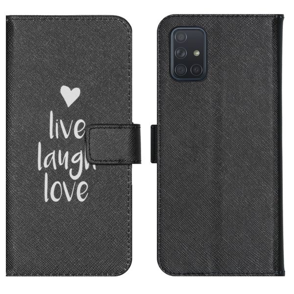 imoshion Design Softcase Bookcase Galaxy A71 - Live Laugh Love
