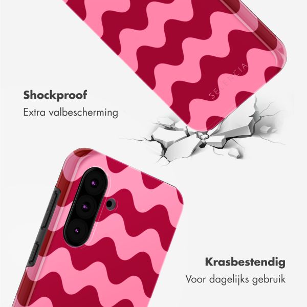 Selencia Vivid Tough Backcover Samsung Galaxy A36 / A56 - Wave Vibes Lipstick