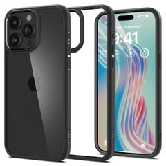 Spigen Ultra Hybrid Backcover Apple iPhone 15 Pro - Matte Black