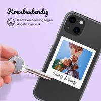 Gepersonaliseerd hoesje met hartje Apple iPhone 13 - Polaroid