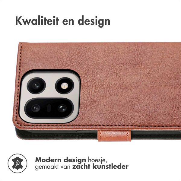 imoshion Luxe Bookcase OnePlus 15 - Bruin