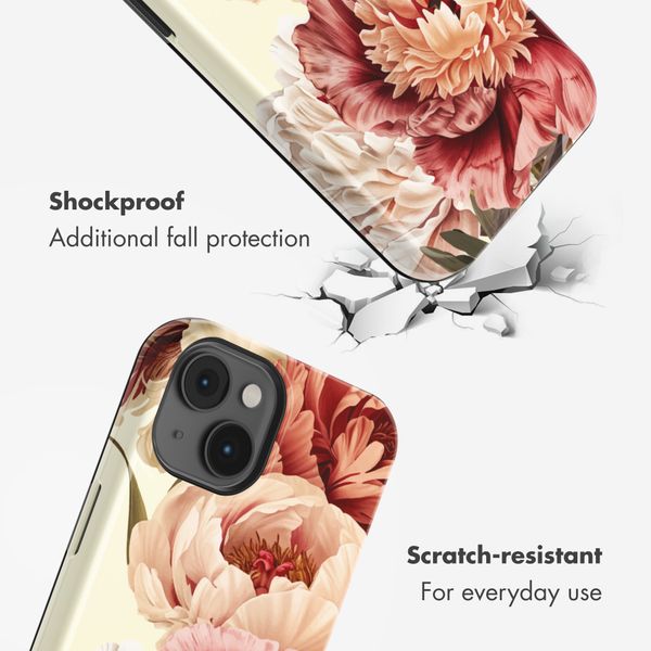 Selencia Vivid Back Cover with MagSafe Apple iPhone 14 - Vintage Peony
