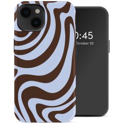 Selencia Vivid Backcover Apple iPhone 14 - Dream Swirl Chocolate