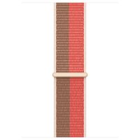 Apple Sport Loop band Apple Watch Series 1 t/m 10 / SE / Ultra (2) (44/45/46/49 mm) - Pink Pomelo/Tan