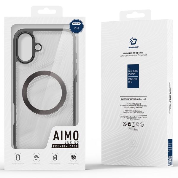 Dux Ducis Aimo Backcover met MagSafe Apple iPhone 16 - Transparant