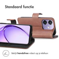 imoshion Luxe Bookcase Oppo A40 (4G) / Oppo A40M (4G) / Oppo A60 (5G) - Bruin