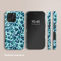 Selencia Vivid Tough Backcover met MagSafe Apple iPhone 16 Pro Max - Wild Spots Light Blue
