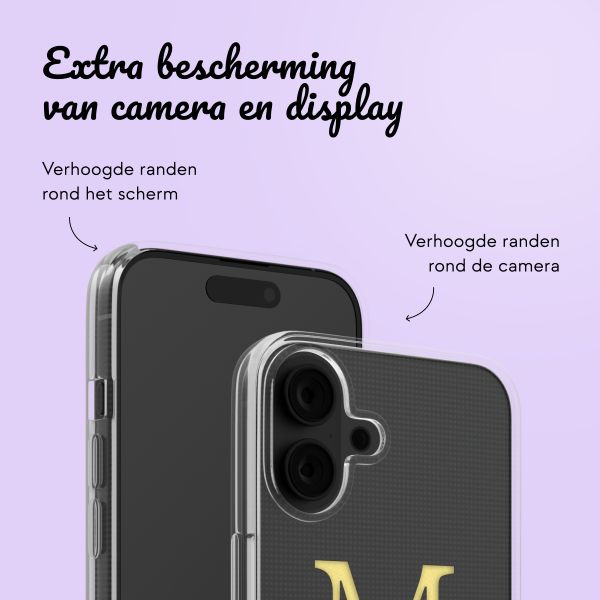 Hoesje met eigen foto en/of tekst Apple iPhone 16 - Letter