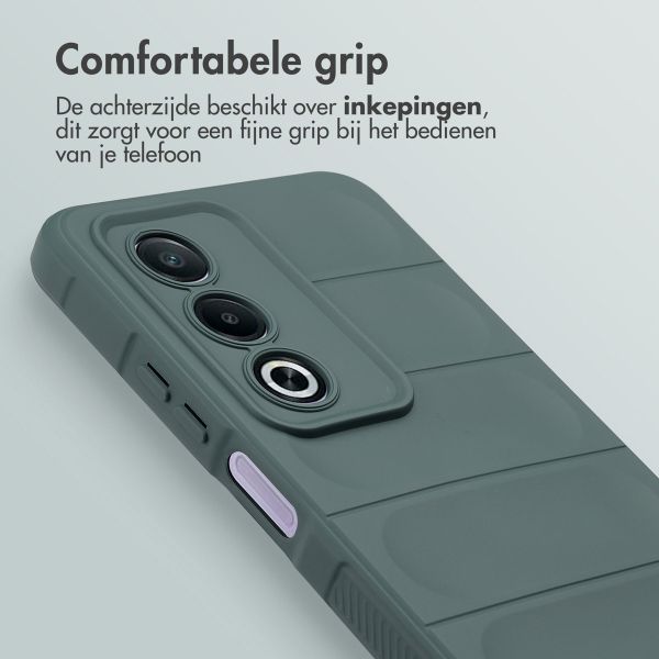 imoshion EasyGrip Backcover Oppo A80 5G - Donkergroen