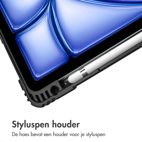 Accezz Rugged Trifold Bookcase Apple iPad Air 11 inch (2025) M3 / (2024) M2 / Air 5 (2022) / Air 4 (2020) - Zwart