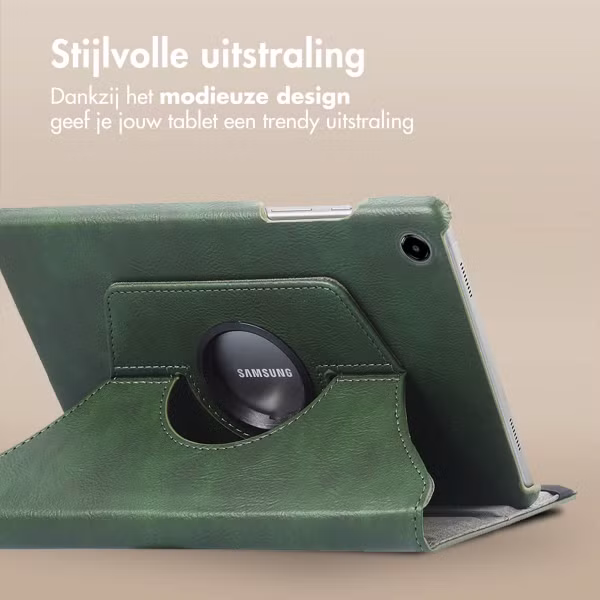 imoshion 360° draaibare Bookcase Samsung Galaxy Tab A9 8.7 inch - Groen
