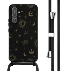 imoshion Siliconen design hoesje met koord Samsung Galaxy A54 (5G) - Sky Black