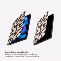 Selencia Vivid tablethoes Apple iPad Air 11 inch (2025) M3 / (2024) M2 / Air 5 (2022) / Air 4 (2020) - Art Wave Black