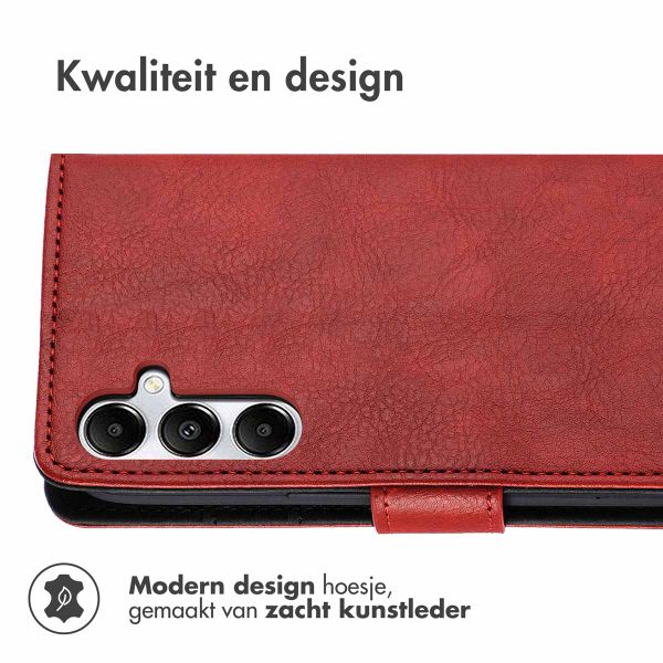 imoshion Luxe Bookcase Samsung Galaxy A15 (5G/4G) - Rood