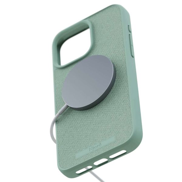 Njorð Collections Fabric MagSafe Case iPhone 15 Pro Max - Turquoise